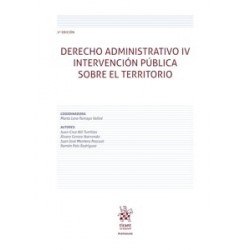 Derecho administrativo IV: intervención pública sobre el territorio 2ª Edición 2026