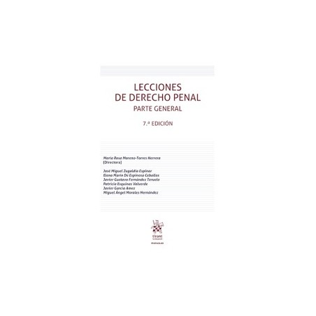 Lecciones de Derecho Penal Parte General 7ª Edicion 2026