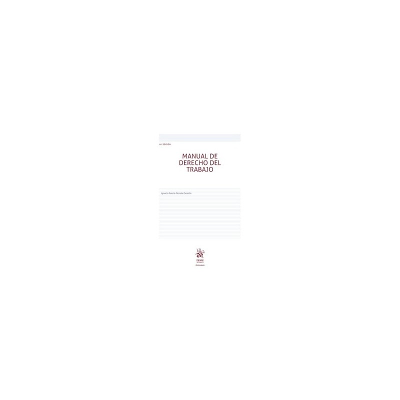 Manual de Derecho del Trabajo 16ª Edición 2026