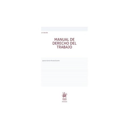 Manual de Derecho del Trabajo 16ª Edición 2026