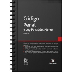 Código Penal y Ley Penal del Menor con Anillas 2026
