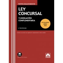 Ley Concursal y Legislación Complementaria 2026 (Papel + Ebook) 'Contiene Concordancias, Legislación Complementaria e Índice An