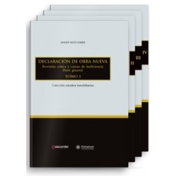 Declaración de obra nueva (4 Tomos) 'Revisión crítica y causas de ineficiencia. INCLUYE...