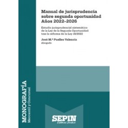 Manual de jurisprudencia sobre segunda oportunidad   Años 2022 2026